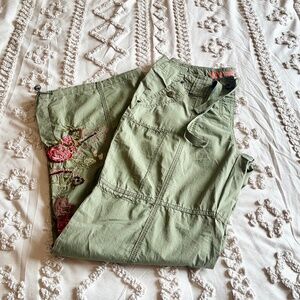Mixit Vintage Embroidered Cargo Pants